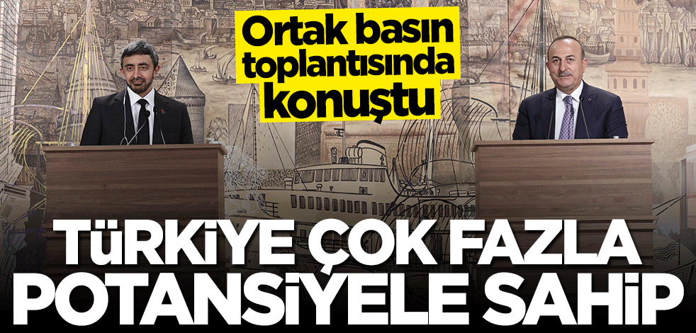 Dikkat çeken açıklama: Türkiye çok fazla potansiyele sahip