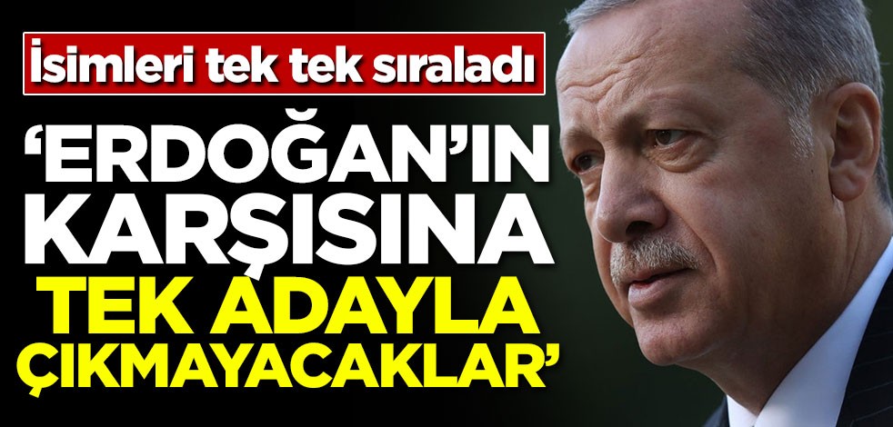 Dikkat çeken analiz: Erdoğan'ın karşısına tek adayla çıkmayacaklar