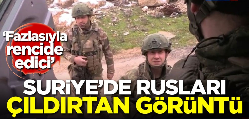 Dikkat çeken görüntü! Ruslar geçmek için Türk askerinden izin aldı