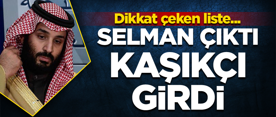Dikkat çeken liste... Selman çıktı Kaşıkçı girdi