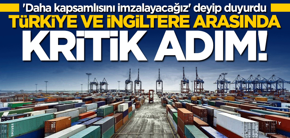 Dikkat çeken Türkiye açıklaması: Daha kapsamlısını imzalayacağız