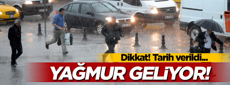 İstanbullular dikkat! Yağmur için tarih verildi...