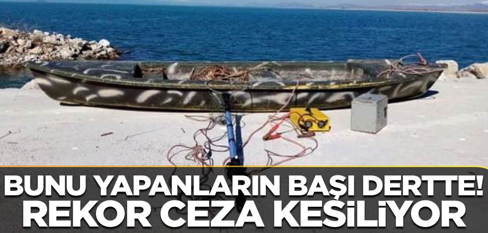Sulara elektrik akımı vererek balık avı yapanlar yandı: Rekor ceza kesiliyor