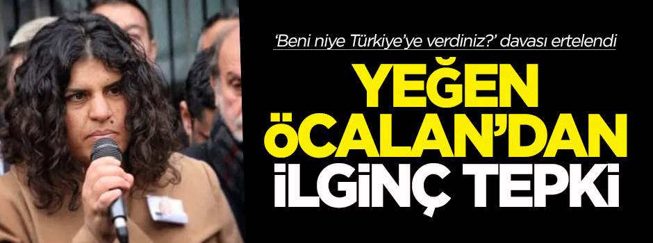 Dilek Öcalan'dan ilginç tepki