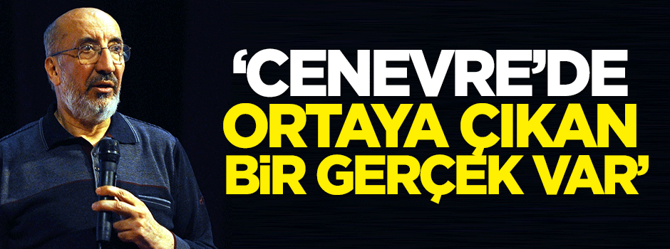 Dilipak: Cenevre’de ortaya çıkan bir gerçek var
