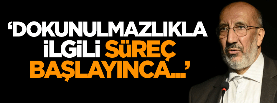 Dilipak: Dokunulmazlıklarla ilgili süreç başlayınca...
