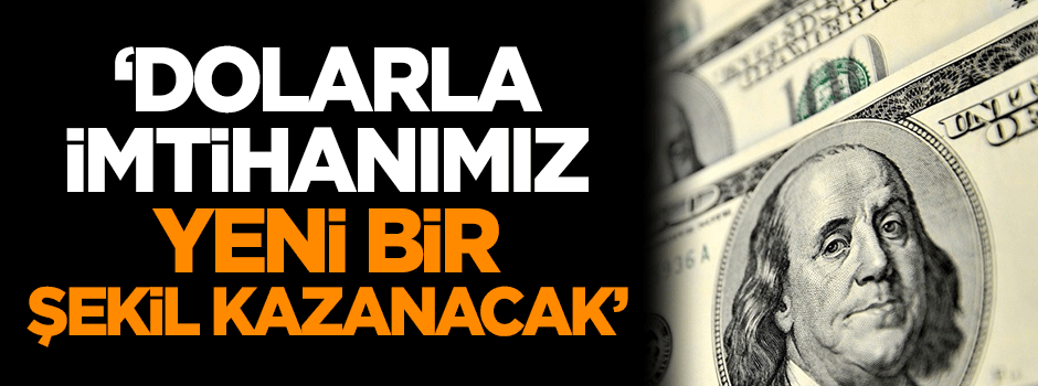 Dilipak: Dolarla imtihanımız yeni bir şekil kazanacak