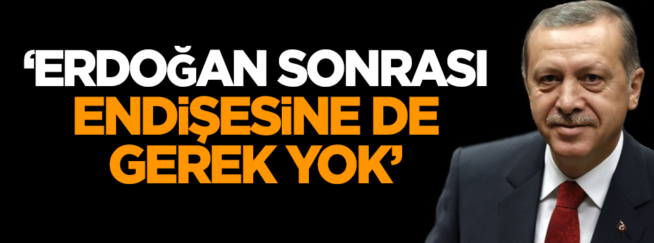 Dilipak: 'Erdoğan sonrası' endişesine de gerek yok