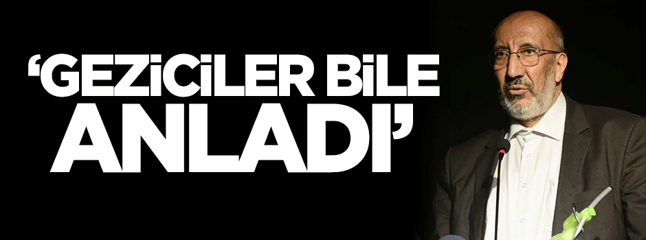 Dilipak: Geziciler bile anladı