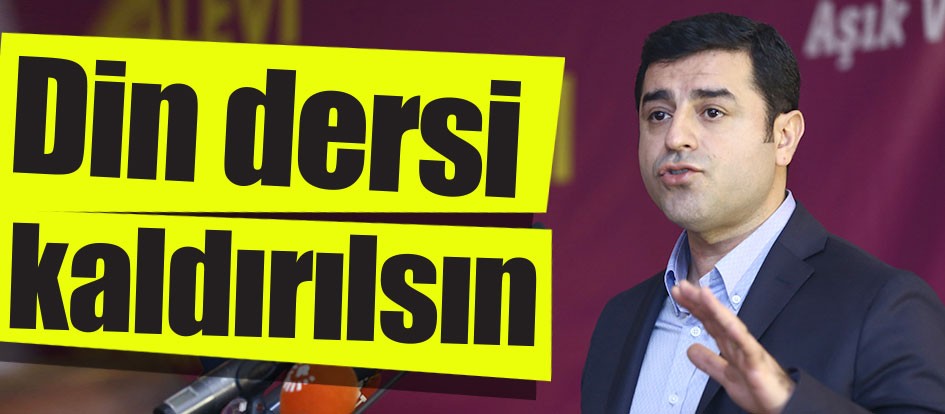 Din dersi kaldırılsın