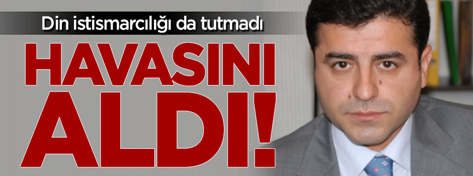 Din istismarcısı HDP'nin etkinliğine ilgi yok!