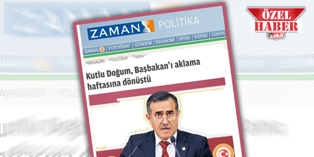 'Dindar Başbakan' profili Zaman'ı rahatsız etti