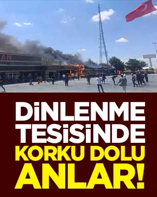 Dinlenme tesisinde korku dolu anlar