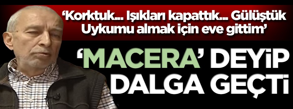 Dinozor Emin 'macera' deyip 15 Temmuz'la resmen dalga geçti!