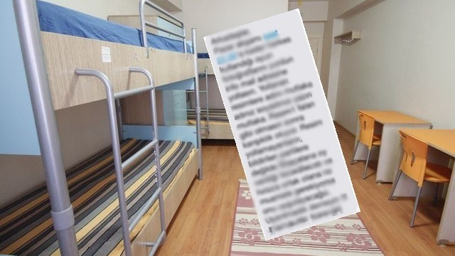 Cemaat yurdunda öğrencilere skandal mesaj!