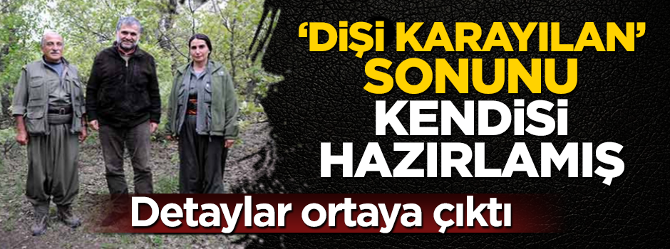 Dişi 'Karayılan' kendi sonunu kendisi hazırladı