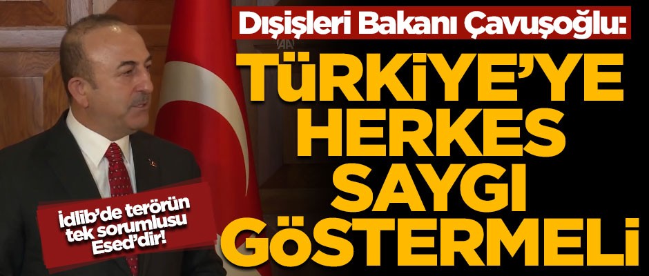 Çavuşoğlu'ndan Trump'a sert tepki! Türkiye'ye herkes saygı duymalı'