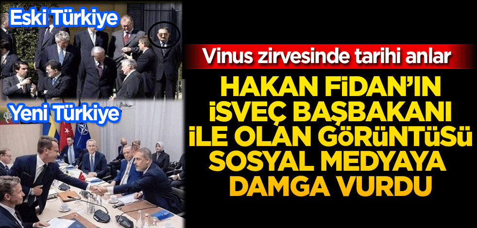 Dışişleri Bakanı Hakan Fidan, İsveç Başbakanı ile koltuğundan kalkmadan tokalaştı, sosyal medya yıkıldı
