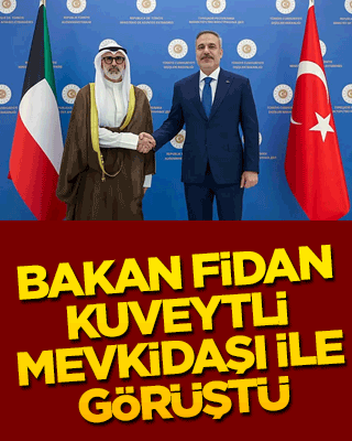 Hakan Fidan Kuveytli mevkidaşı ile görüştü