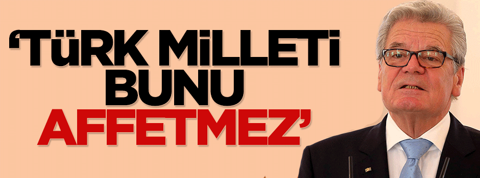 Dışişleri Bakanlığı'ndan Almanya Cumhurbaşkanı'na sert tepki