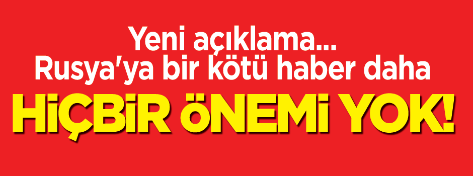 Dışişleri Bakanlığı'ndan Rusya açıklaması!