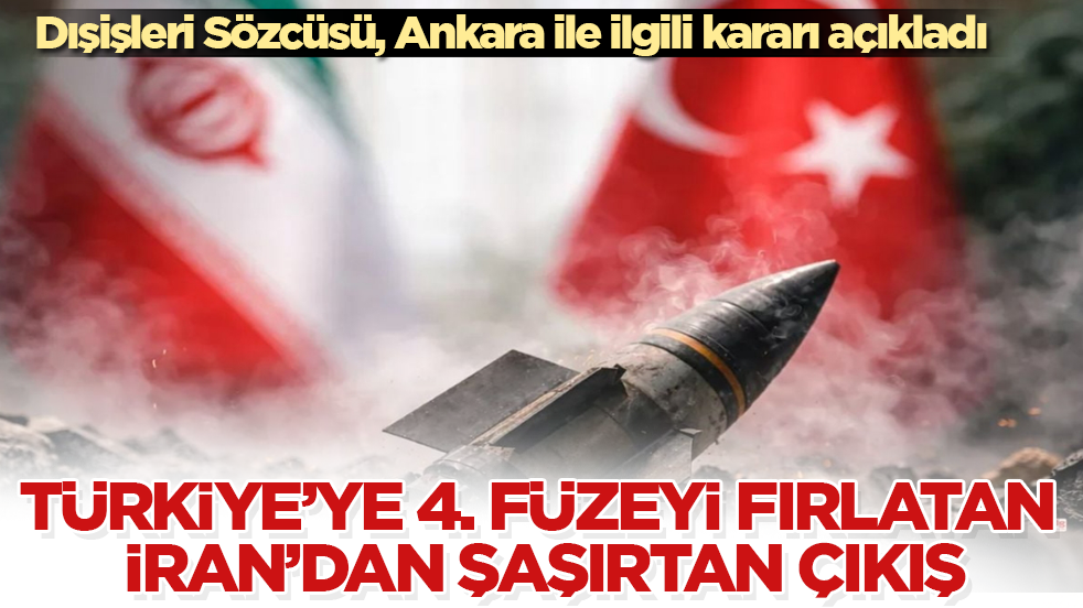 Dışişleri Sözcüsü, Ankara ile ilgili kararı açıkladı! Türkiye’ye 4. füzeyi fırlatan İran’dan şaşırtan çıkış