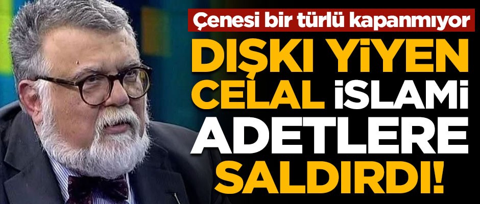 Dışkı yiyen Celal Şengör, İslami adetlere saldırdı! "Bence gömülmek aptalca"