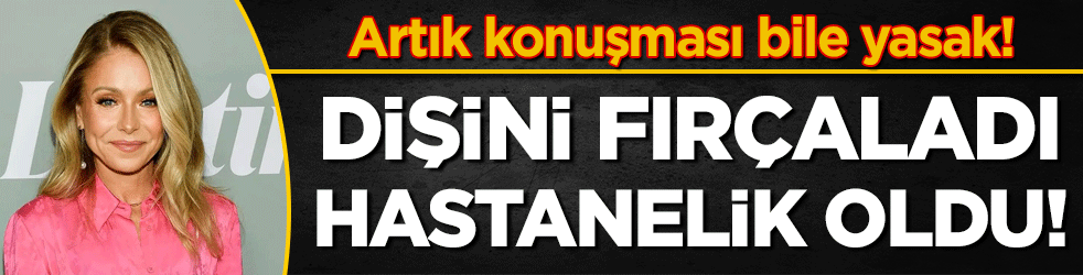 Dişlerini fırçaladı hastanelik oldu! : Artık konuşması bile yasak!