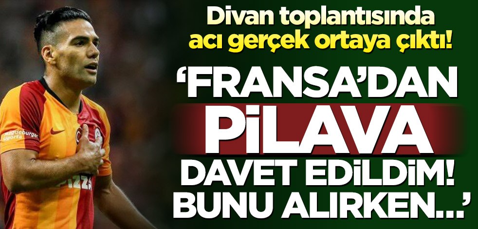Divan toplantısında acı gerçek ortaya çıktı! ‘Fransa’dan pilava davet edildim! Bunu alırken…’