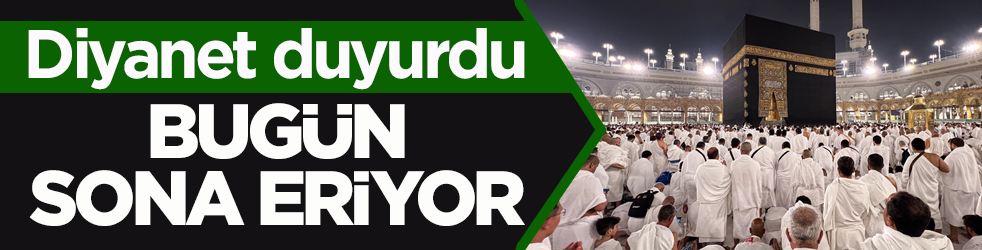 Diyanet duyurdu! 2027 hac ön kayıt işlemleri bugün sona eriyor