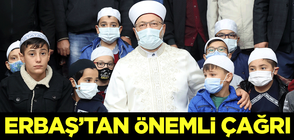 Ali Erbaş Z kuşağını camiye çağırdı