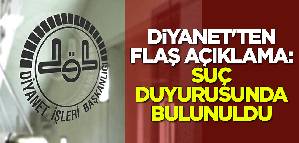 Diyanet İşleri Başkanlığından ''Diyanet'te hicaz yolsuzluğu'' başlıklı habere ilişkin açıklama
