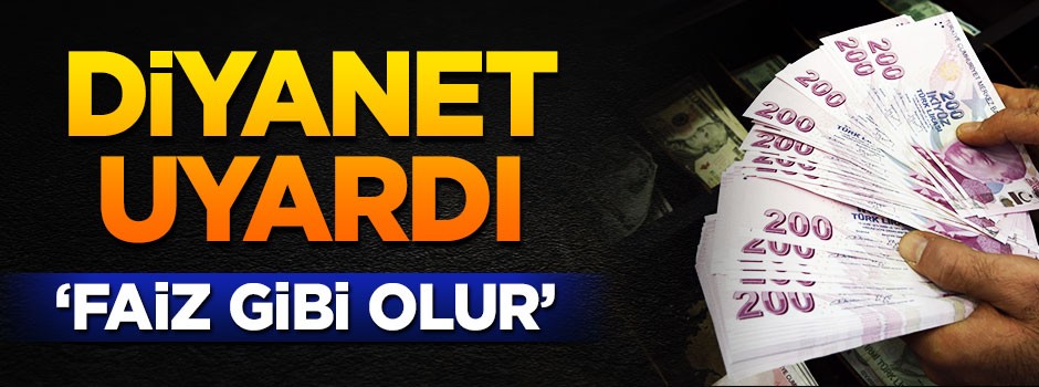 Diyanet katılım bankalarını uyardı