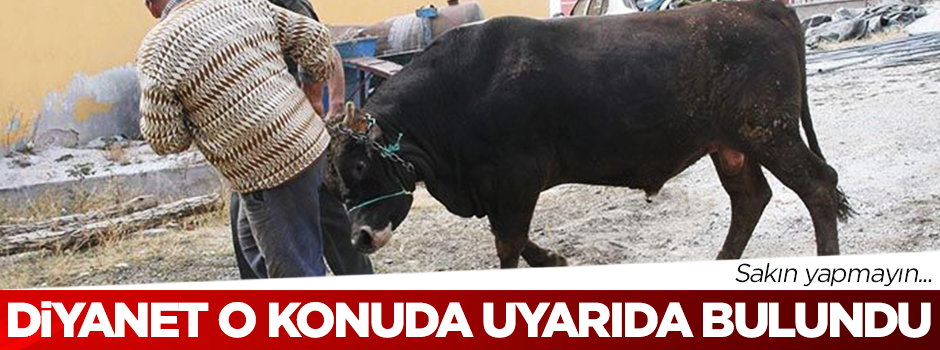 Diyanet uyardı: Hiç kimse borçla kurban kesmesin