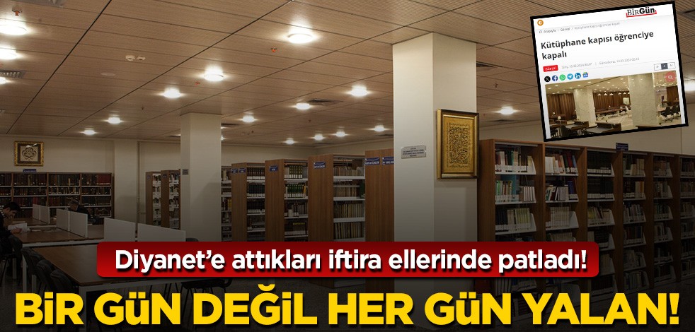 Diyanet’e attıkları iftira ellerinde patladı! Bir gün değil her gün yalan