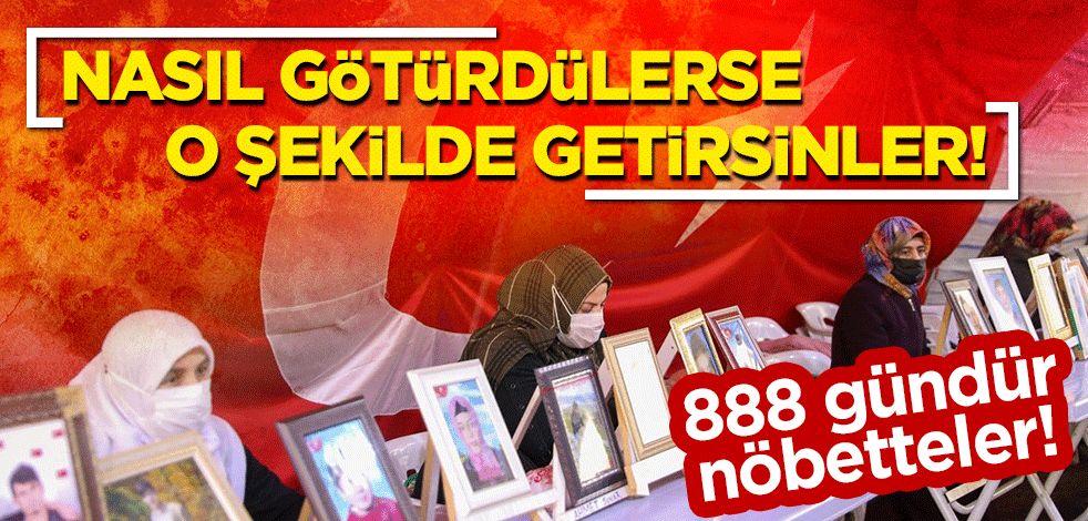 Diyarbakır Anneleri 888 gündür evlat nöbetinde! "Nasıl götürdülerse o şekilde getirsinler"