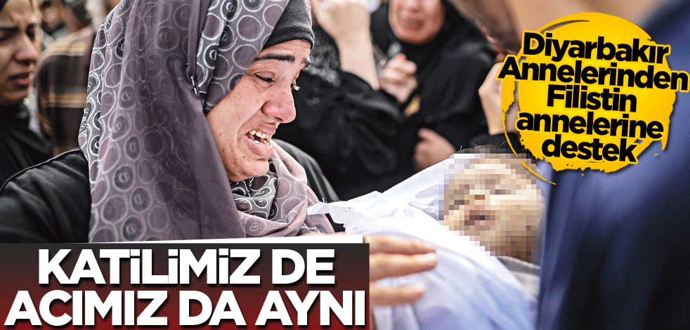 Diyarbakır Annelerinden Filistin annelerine destek! Katilimiz de acımız da aynı