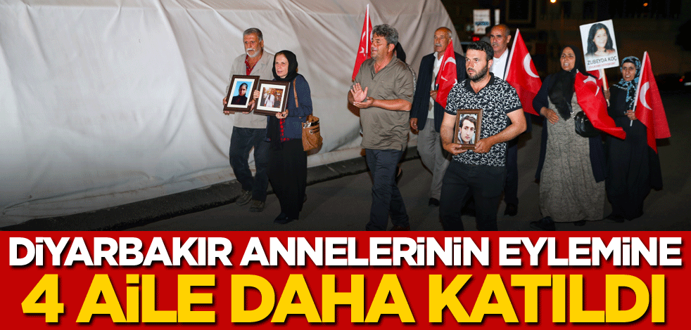 Diyarbakır annelerinin eylemine 4 aile daha katıldı