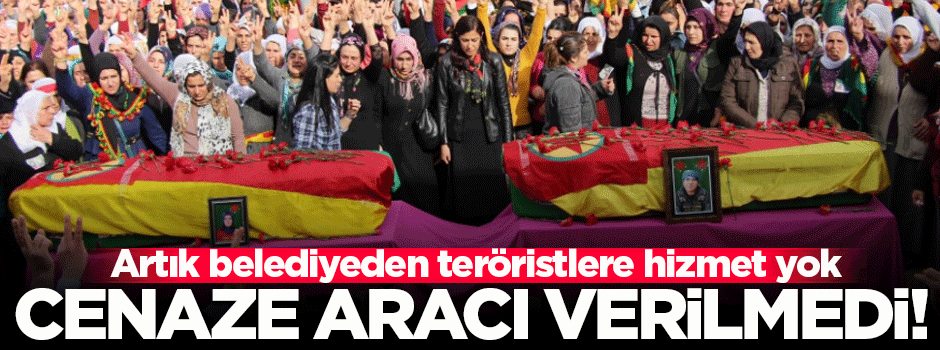 Diyarbakır Belediyesi teröristlere cenaze aracı vermedi