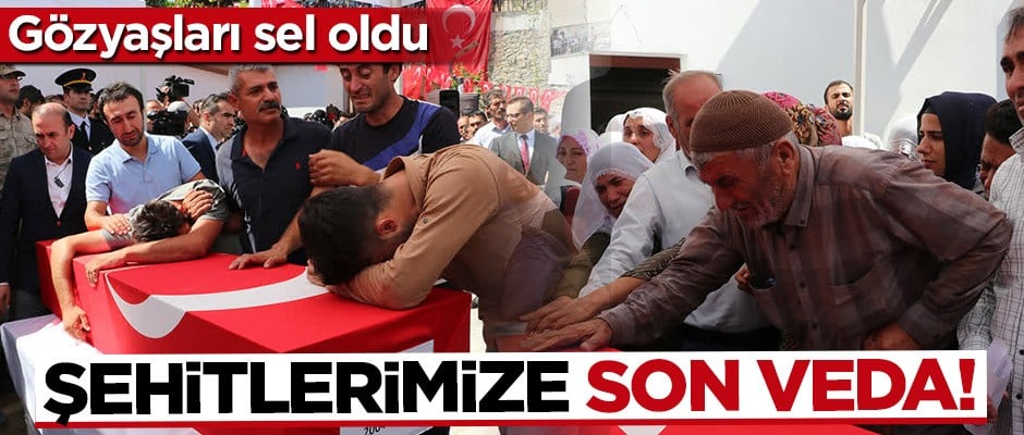 Diyarbakır şehitleri son yolculuklarına uğurlandı