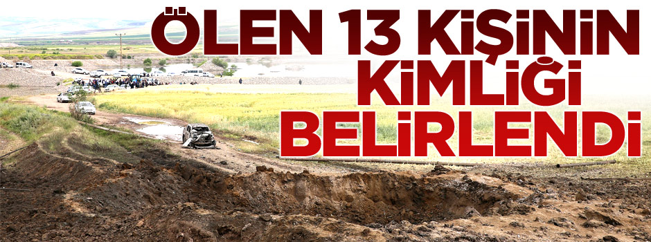 Diyarbakır Sur'da PKK'nın kamyon patlatması: Ölen 13 kişinin kimliği tespit edildi