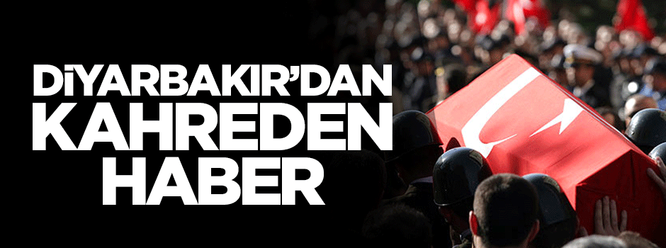 Diyarbakır'da 1 polis şehit oldu