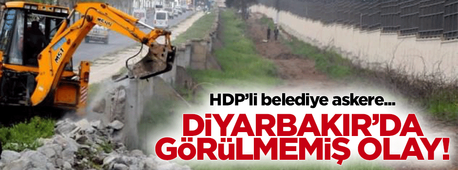 Diyarbakır’da belediyeden askere 'yol teşekkürü’