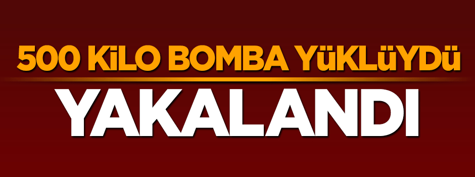 Diyarbakır'da bomba yüklü araç yakalandı