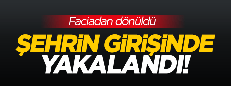 Diyarbakır'da canlı bomba yakalandı!