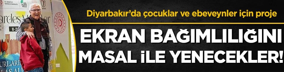 Diyarbakır’da çocuklar ve ebeveynler için proje: Ekran bağımlılığını ‘masal’ ile yenecekler