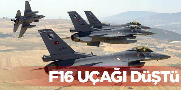 Diyarbakır'da F16 uçağı düştü