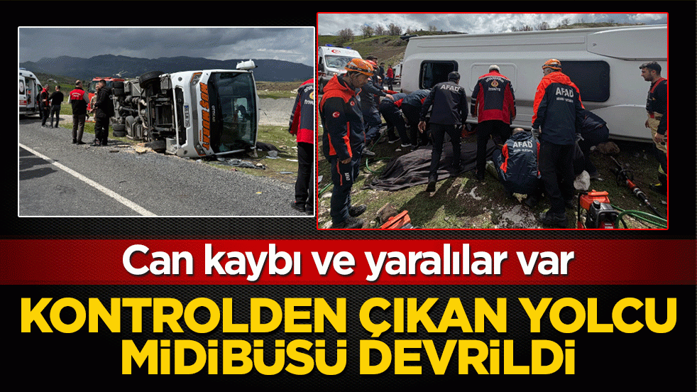 Diyarbakır’da feci kaza! Midibüs devrildi: Can kaybı ve yaralılar var