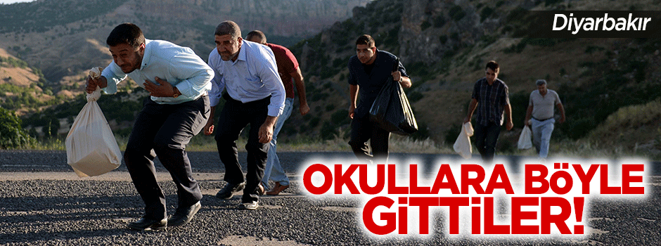 Diyarbakır'da görevliler ve oy pusulaları helikopterle taşındı