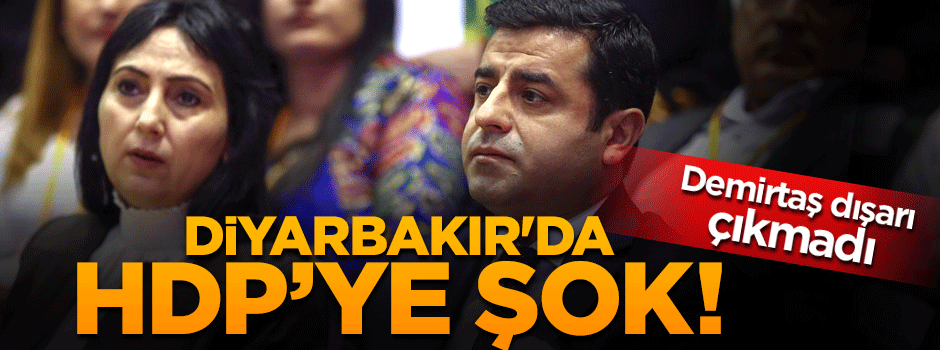 Diyarbakır'da HDP'ye soğuk duş!